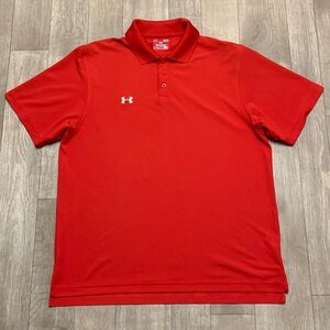 Mens Under Armour Golf Polo‎ Loose Fit Shortsleeve Performance Shirt